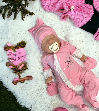 Handmade Weighted Newborn Lifelike Reborn Baby Doll 20 inch Baby Girl/Boy Soft Heavy Baby Dolls For Children Child Friendly First Play Dolls